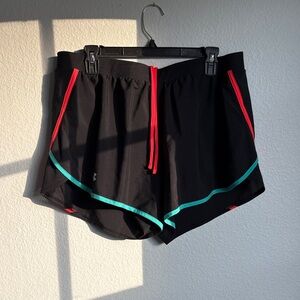 SOLD—Under Armour Color Striped Athletic Shorts Size XL